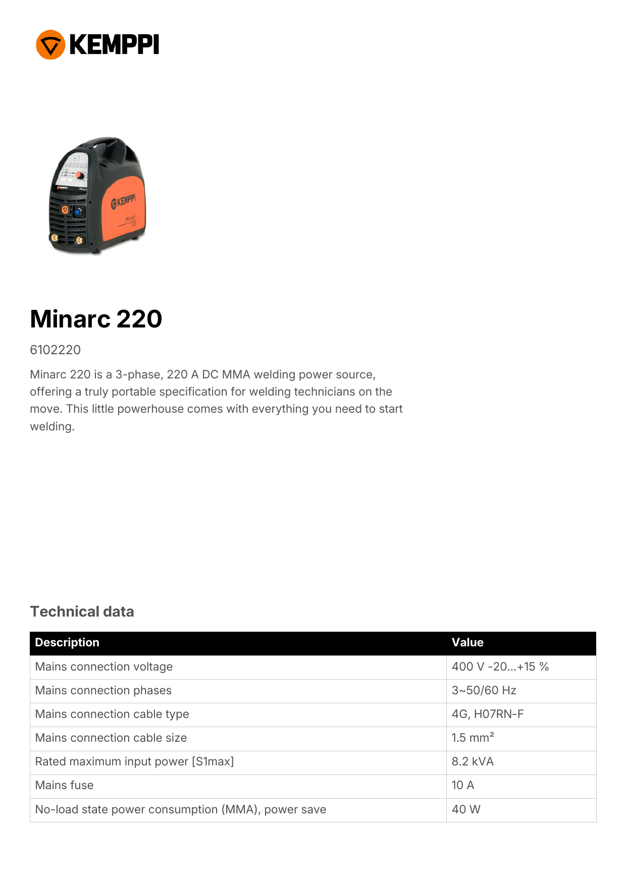 Minarc MINARC 220